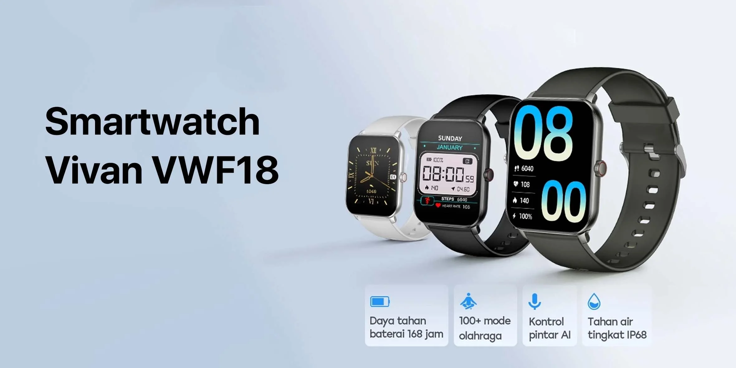 Vivan Smart Watch VWF18