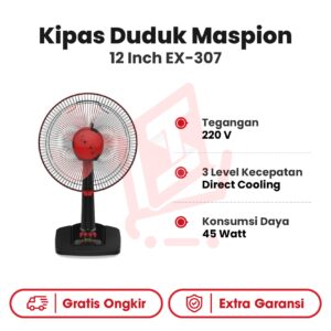Kipas Duduk Maspion 12inc EX-307
