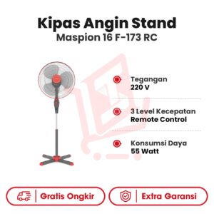 Kipas Angin Stand Maspion 16 F-173 RC