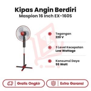 Kipas Angin Berdiri Maspion 16Inch EX-160S