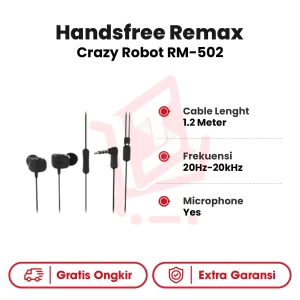 Handsfree Remax Crazy Robot RM-502