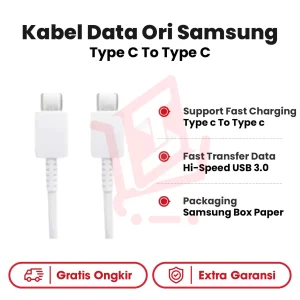 Kabel Data Ori Samsung Type C To Type C