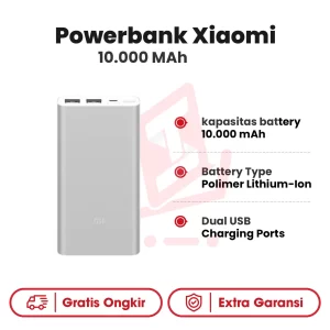 Powerbank Xiaomi 10.000 MAh TAM