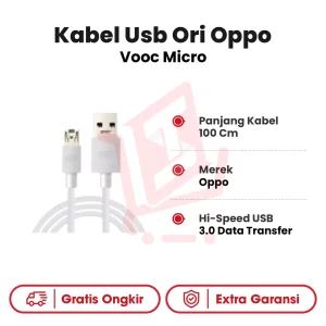 Kabel Usb Ori Oppo Vooc Micro