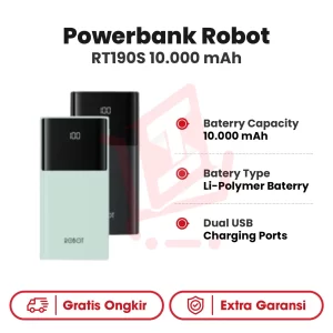 Powerbank Robot RT190S 10.000 mAh