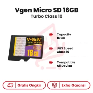 Vgen Micro SD 16GB Turbo Class