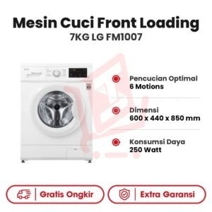 Mesin Cuci Front Loading 7 KG LG