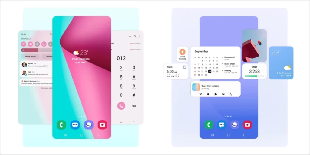 Gambar tampilan One IU Core Samsung a04e