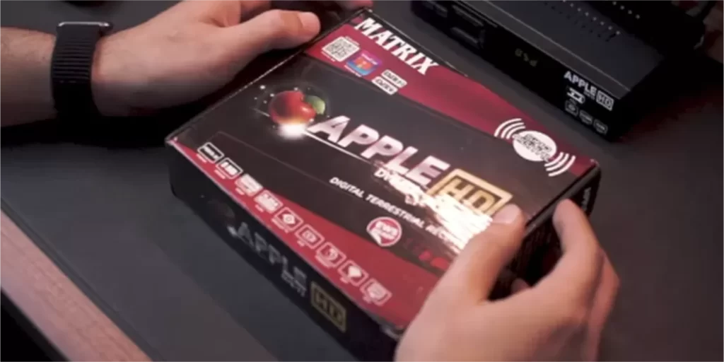 Gambar set top box tv digital Matrix Apple DVB-T2 HD