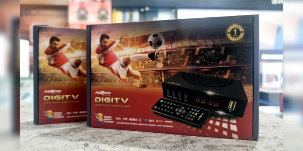 Gambar set top box tv digital Advan STB DIGITV ST03 