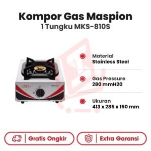 Kompor Gas Maspion 1 Tungku MKS-810S