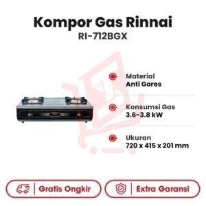 Kompor Gas Rinnai RI-712BGX
