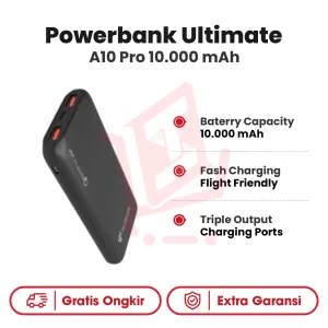 Powerbank Ultimate A10 Pro 10.000 mAh