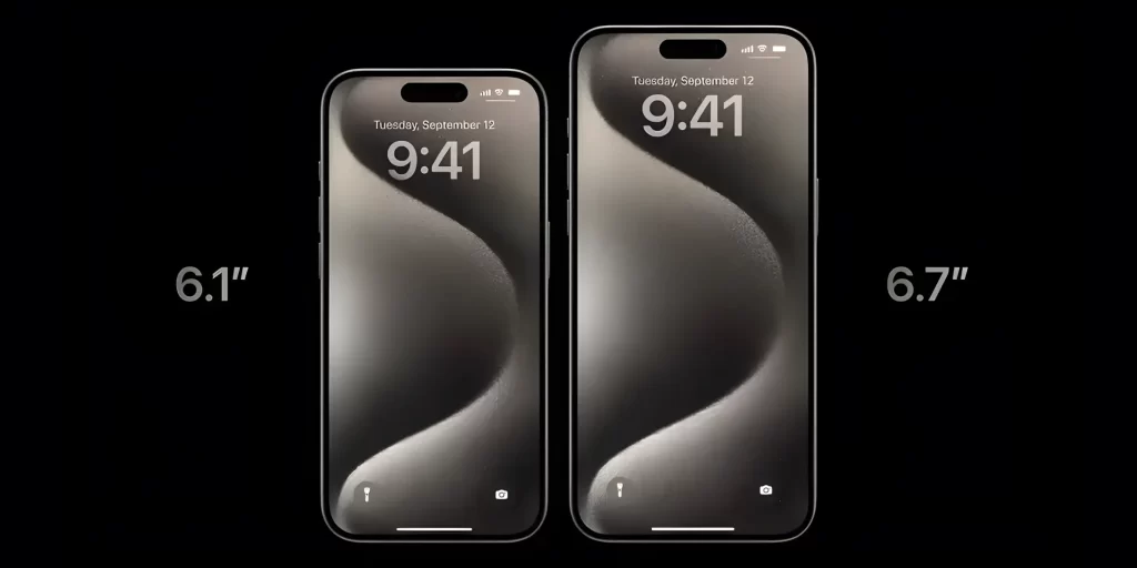 Perbandingan iPhone 15 Pro dan 15 Pro Max Layar