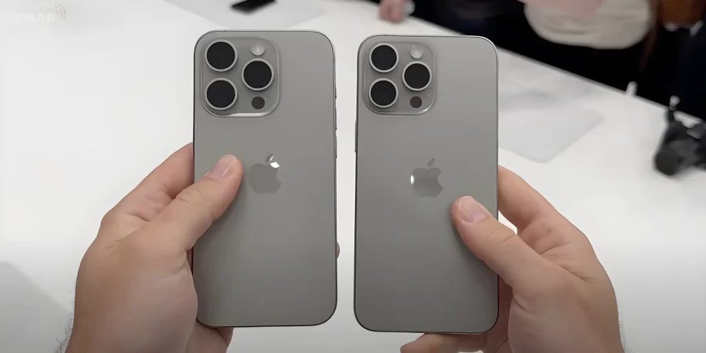 Perbandingan iPhone 15 Pro dan 15 Pro Max Bobot