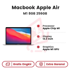 Laptop Macbook Apple Air M1 8GB 256GB SSD
