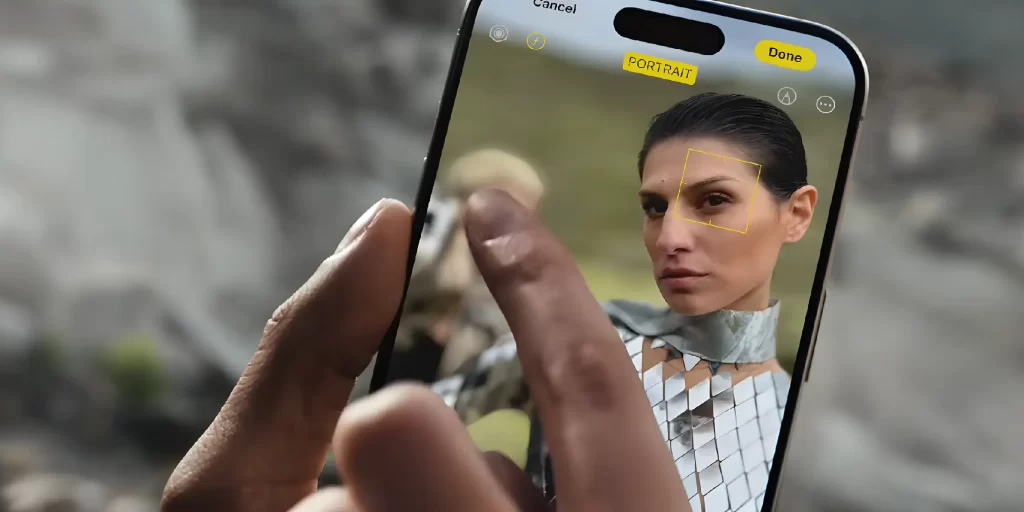 kamera iphone 15 vs 15 pro portrait