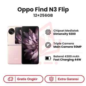 Oppo Find N3 Flip 12+256GB Garansi Resmi