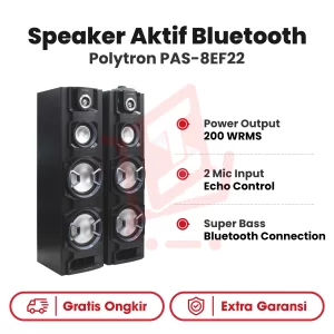 Speaker Aktif Bluetooth Polytron PAS-8EF22