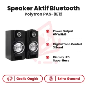 Speaker Aktif Bluetooth Polytron PAS-8E12