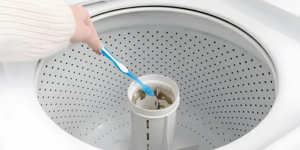 cara membersihkan mesin cuci 2 tabung