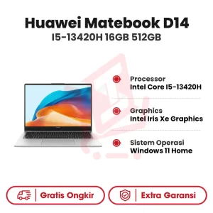 Laptop Huawei D14 Intel Core i5-13420H 16GB 512GB