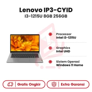 Laptop Lenovo IP3-CYID Intel Core i3-1215U 8GB 512GB WIN11