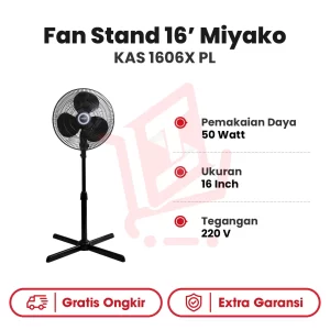 Fan Stand 16` Miyako KAS 1606X PL