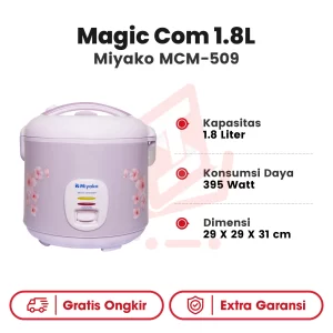 Magic Com 1.8L Miyako MCM-509