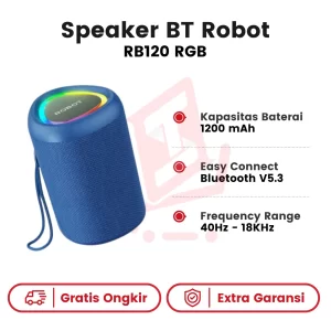 Speaker BT Robot RB120 RGB