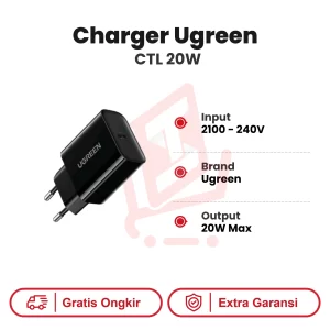 Charger Ugreen CTL 20W Garansi Resmi