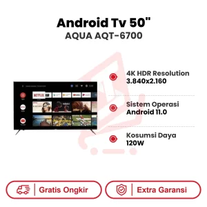 Android TV 50" AQUA AQT-6700