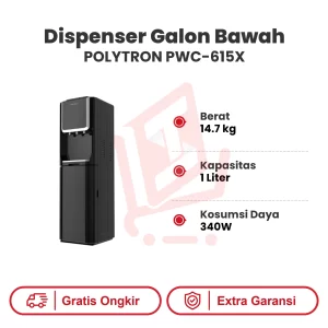 Dispenser Galon Bawah Polytron PWC-615X