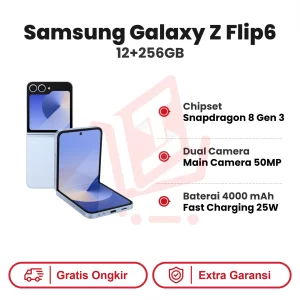Samsung Galaxy Z Flip6 12+256GB Garansi Resmi
