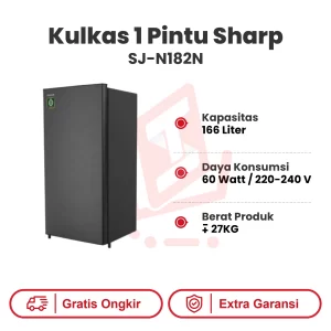 Kulkas 1 Pintu SHARP SJ-N182N