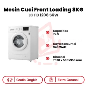 Mesin Cuci Front Loading 8KG LG