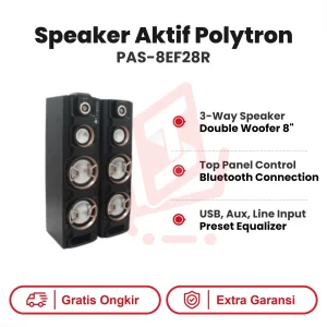 Speaker Aktif Bluetooth Polytron PAS-8EF28