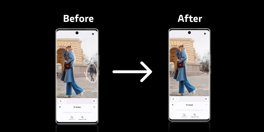 AI Vivo V40 AI Eraser
