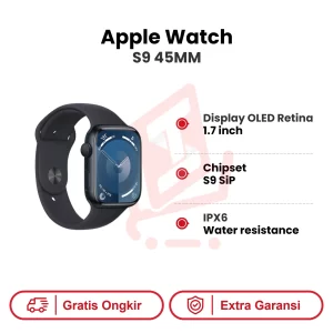 Smartwatch Apple S9 45MM Garansi Resmi