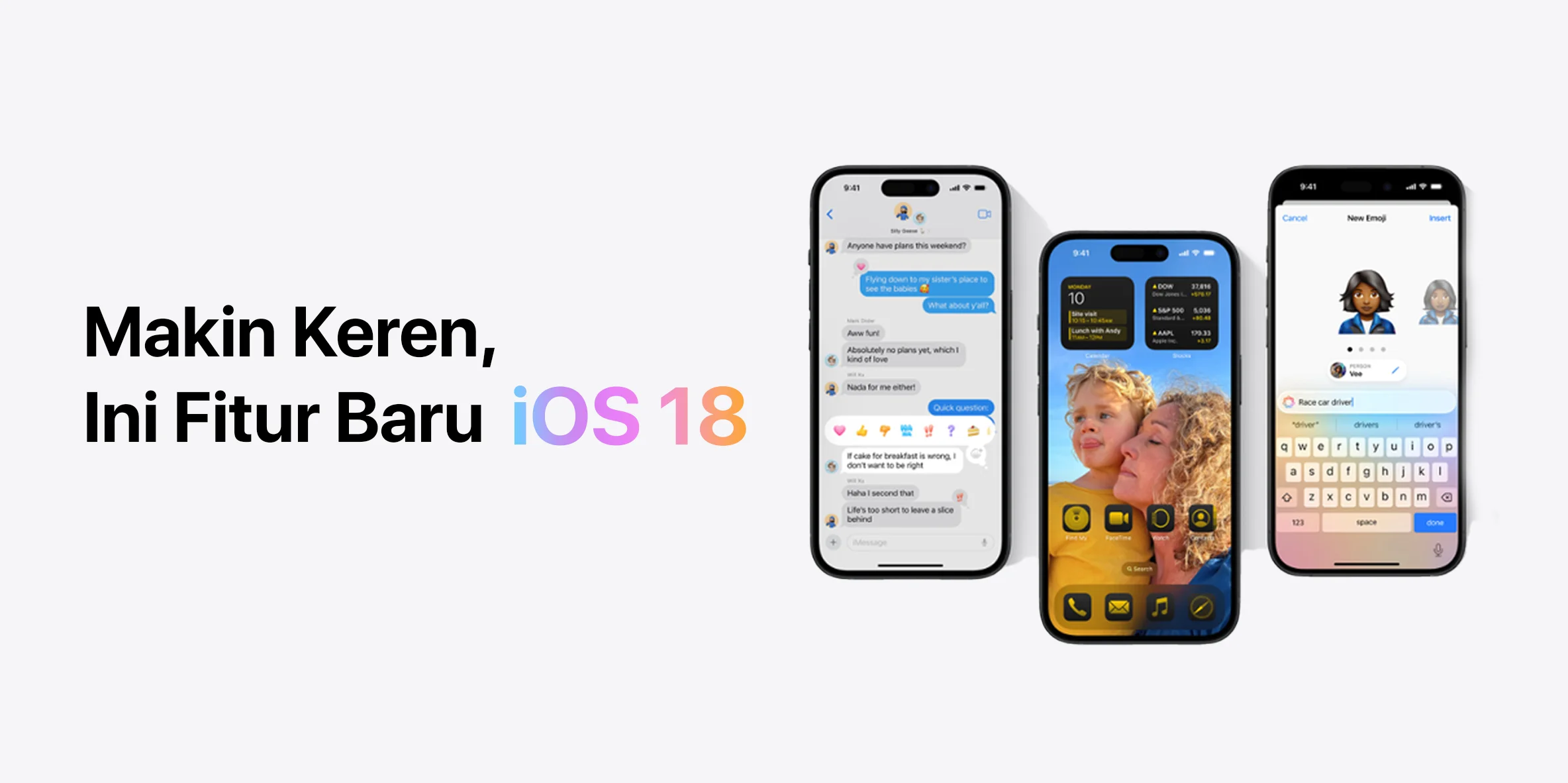 apa saja yang baru di ios 18?