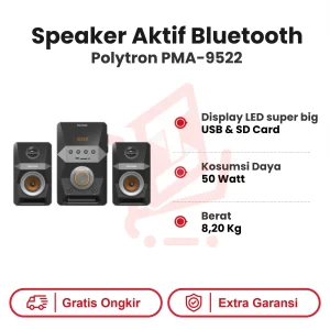 Speaker Aktif Bluetooth Polytron PMA-9522