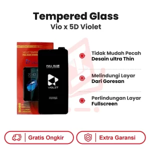 Tempered Glass full 5D Violet