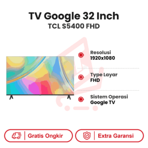 TV Google 32` TCL S5400 FHD