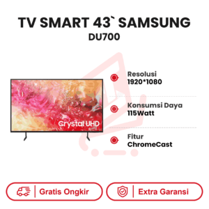 TV Smart 43` Samsung DU7000