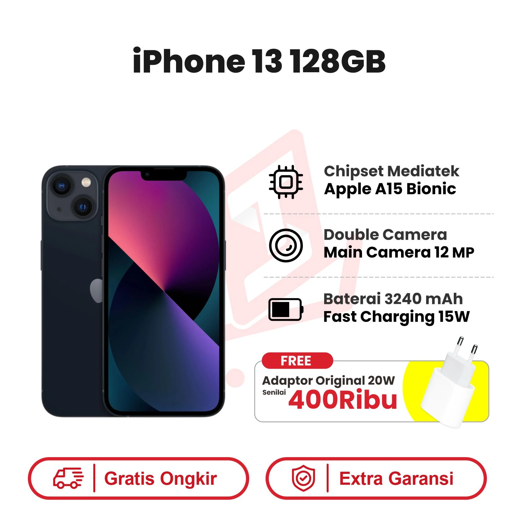 iphone 13 midnight adaptor