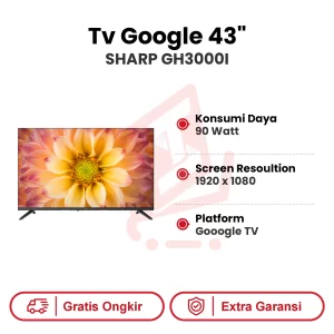 Tv Google 43' SHARP GH3000I