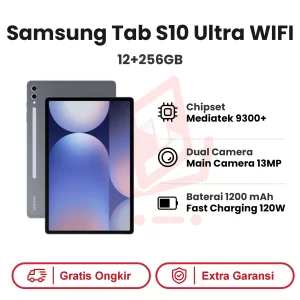 Samsung Galaxy Tab S10 Ultra Wifi Only 12+256GB Garansi Resmi
