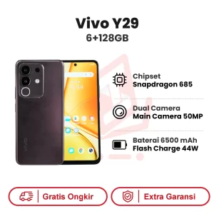 Vivo Y29 6+128GB Garansi Resmi