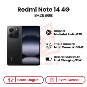 Xiaomi Redmi Note 14 4G 8+256GB Garansi Resmi
