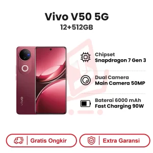 Vivo V50 5G 12+512GB Garansi Resmi